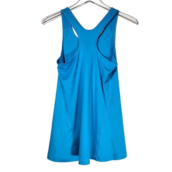 Nike Womens Dri-Fit Racerback Athletic Workout Loose Fit Tank Top in Blue - Picture 5 of 10